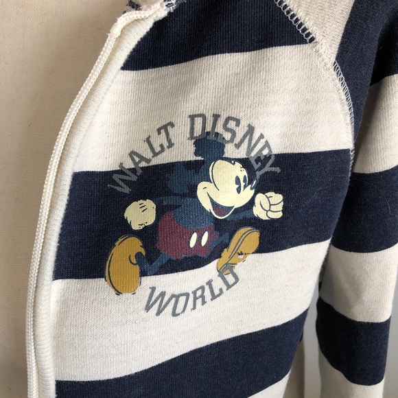 Kids disney mickey mouse hooded zippered sweatshirt - Picture 1 of 4